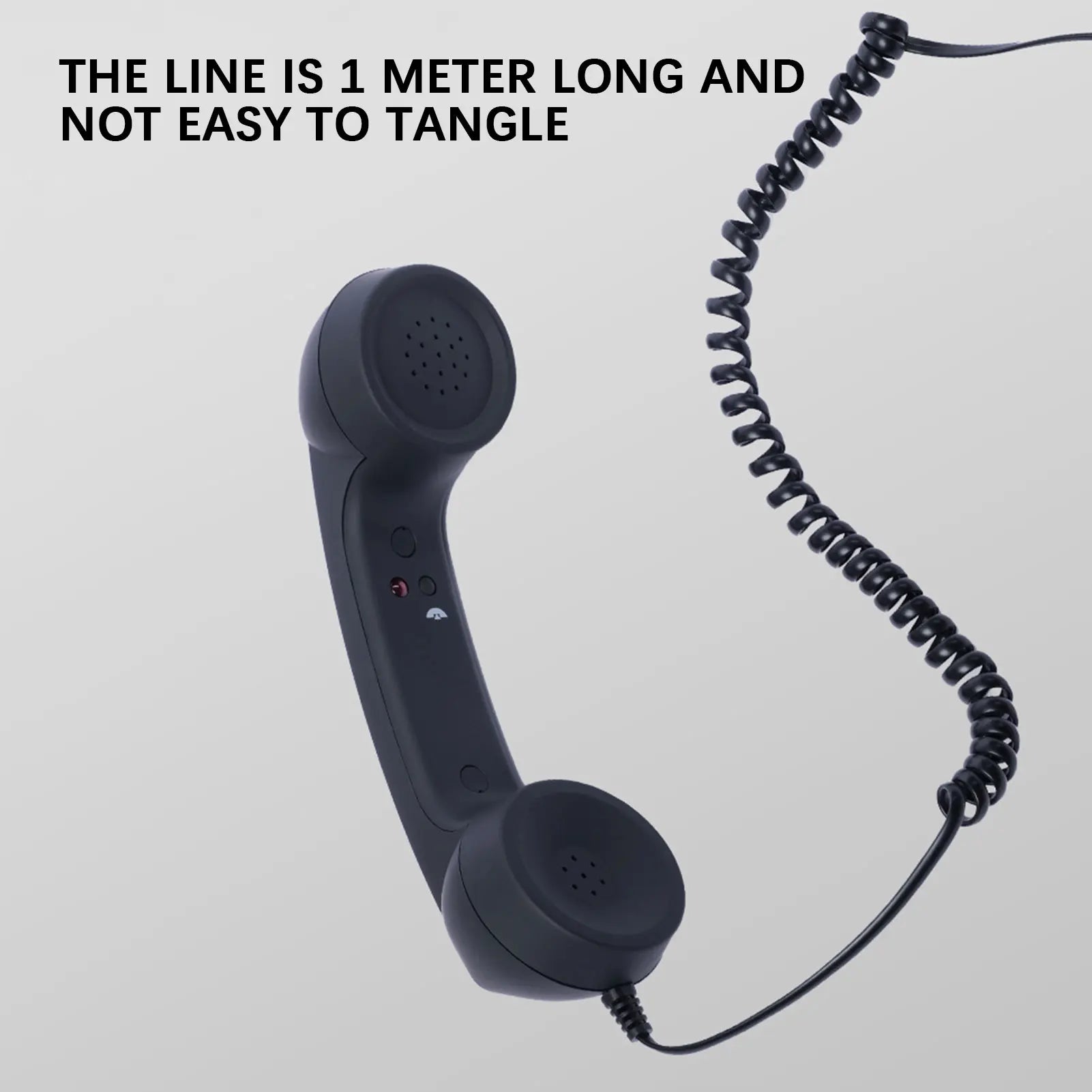 Wired Type-C Mobile Calls Telephones Receiver Antique Style Call Accessory Plug Play Clear Calls Handset Headset Companion