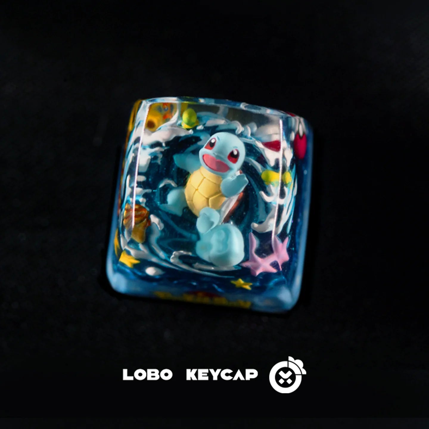 Pokemon Bulbasaur Squirtle Keycap Transparent Keyboard Accessories Anime Cute Resin Shrink Drip Glue Keycaps Oem Esc Original C4