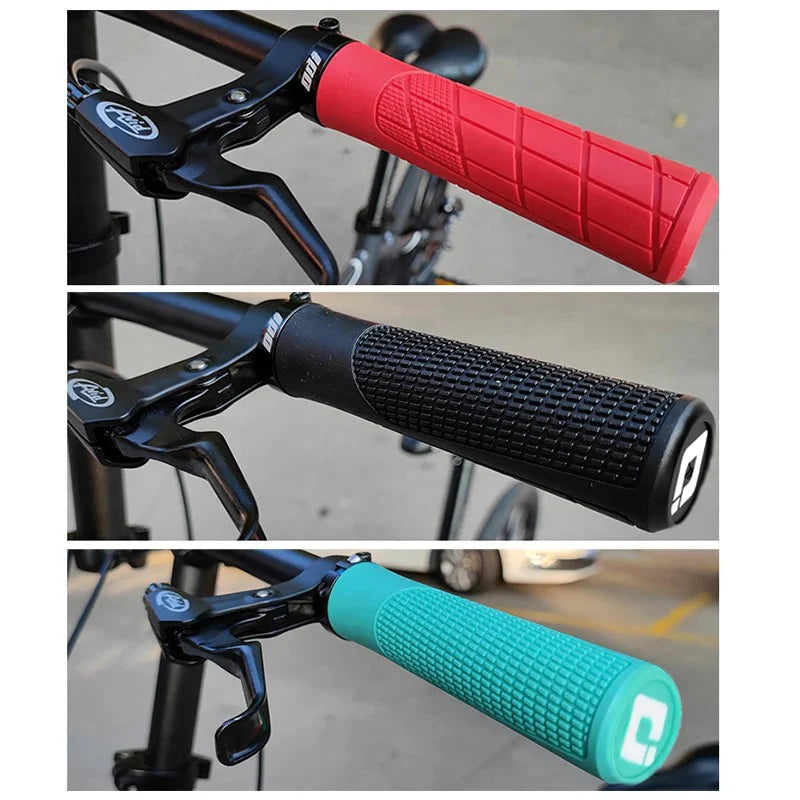 ODI Bicycle Grips MTB Lock-on Shockproof Bike Handlebar Cover Anti-Slip Mountain Bike Folding Balance BMX DH Cycling Accessories