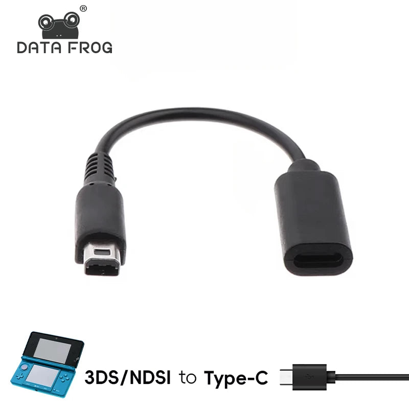 DATA FROG Type-C to 3DS Charging Cable Power Line for DSI 2DS New 3DS XL LL Console Charger Wire