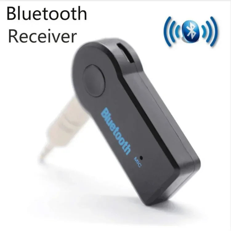 Bluetooth 5.0 Wireless Audio Receiver 3.5mm AUX Car Adapter, Mobile Phone Hands-Free Stereo Music Converter Wireless Car Adapter
