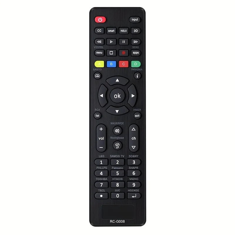 Universal TV Remote Control, Suitable for LG,Samsung,TCL,Sony, Panasonic, and Other Brand LCD/LED/3D/HD Smart TV Remote Controls