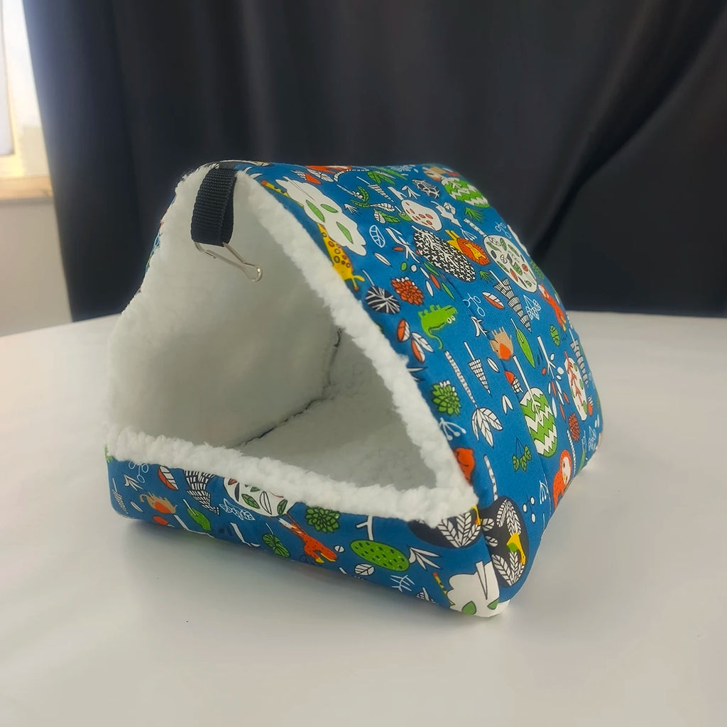 Parrot Hamster's Nest Insulation Cotton Nest Bird's Nest Fleece Thickened Winter Little Favored One Parrot Hamster Supplies