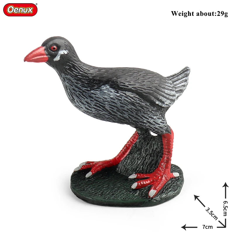 Oenux Lovely Farm Animals Hen Turkey Chook Chicken Cock Action Figure Model Figurines Poultry Miniature Educational PVC Kid Toy