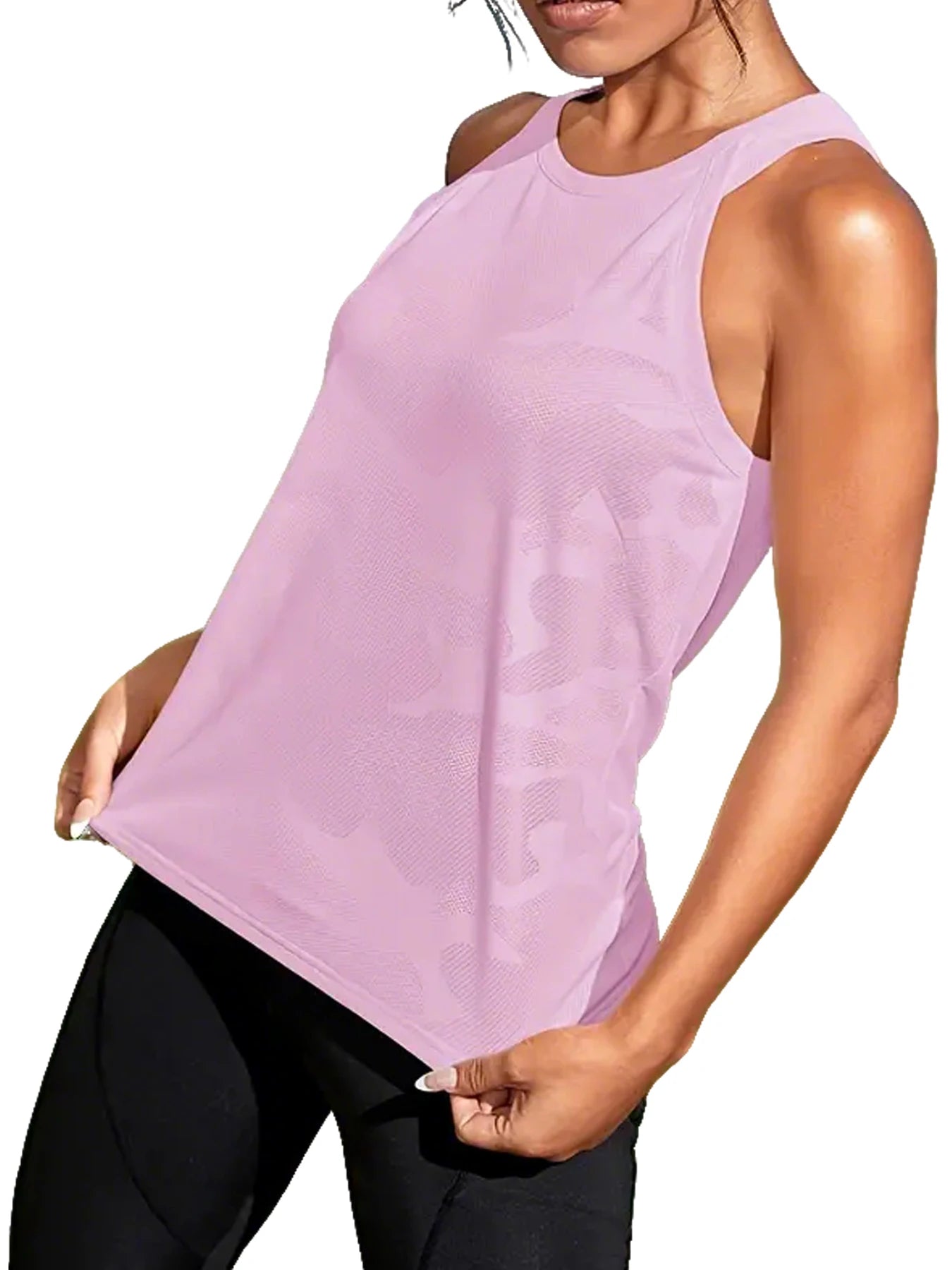 Womens Super Soft Sport Tank Tops Moisture Wicking Quick Dry Breathable Mesh for Running Tennis Yoga