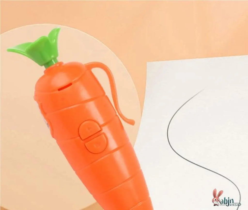 New Hot Sale Cute Carrot Voice Recorder Toy Ballpoint Pen 2 in 1 Multifunctional Writing Tool