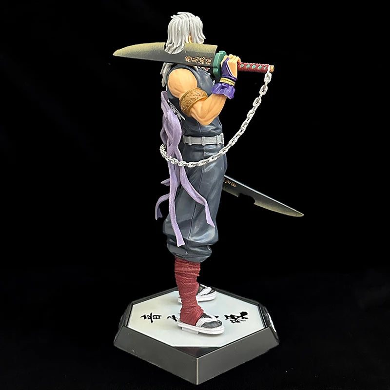 Demon Slayer Anime Figure Uzui Tengen Gk Statue Figurine Pvc Model Doll Collection Desktop Ornament Toys Birthday Gifts