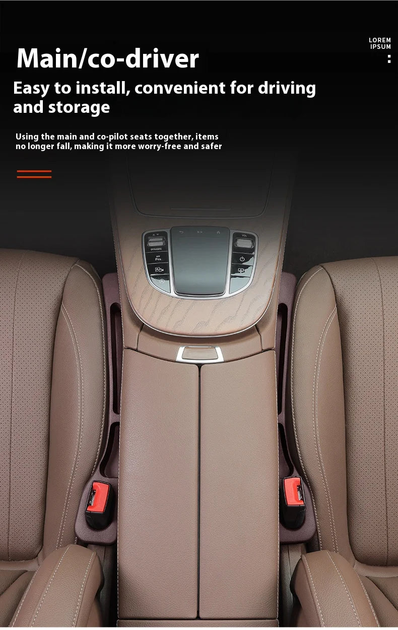 1 Pair of Car Seat Gap Plug Strips Seat Edge Protection Plug Strips and =Seat Anti-leak Plug Strips Have A Comfortable Hand Feel