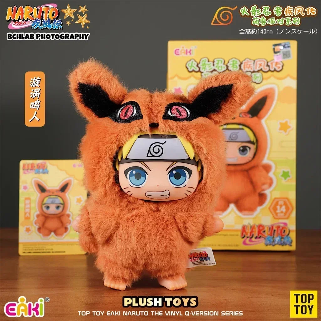 New EAKI Naruto Blind Box Shippuden Party Series Uzumaki Stuffed Shippuden Original Plush Figure Ornament Toy Collection Gift