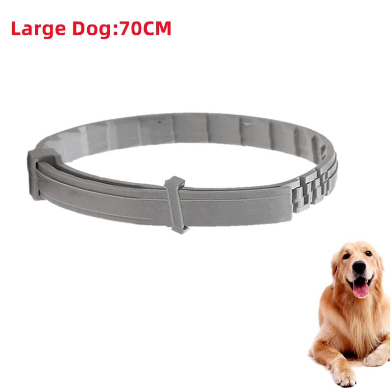 News 38/70CM Cats Dogs Calming Pheromone Collars, Pets Comfortable Adjustable Collar for Puppy Kitten Large Dog Accessories
