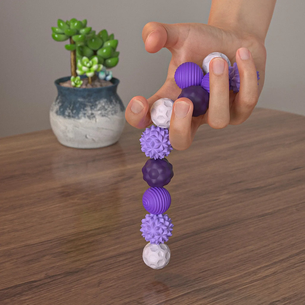 Silicone Magnetic Sensory Balls Fidget Toy Worry Balls Autism Calming Fidgeting Toy Anxiety Relief Stress Sensory Toy