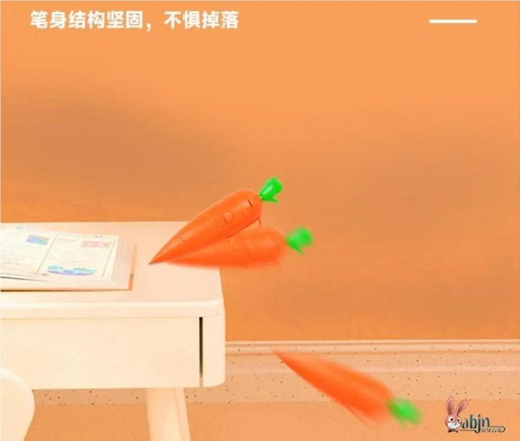 New Hot Sale Cute Carrot Voice Recorder Toy Ballpoint Pen 2 in 1 Multifunctional Writing Tool