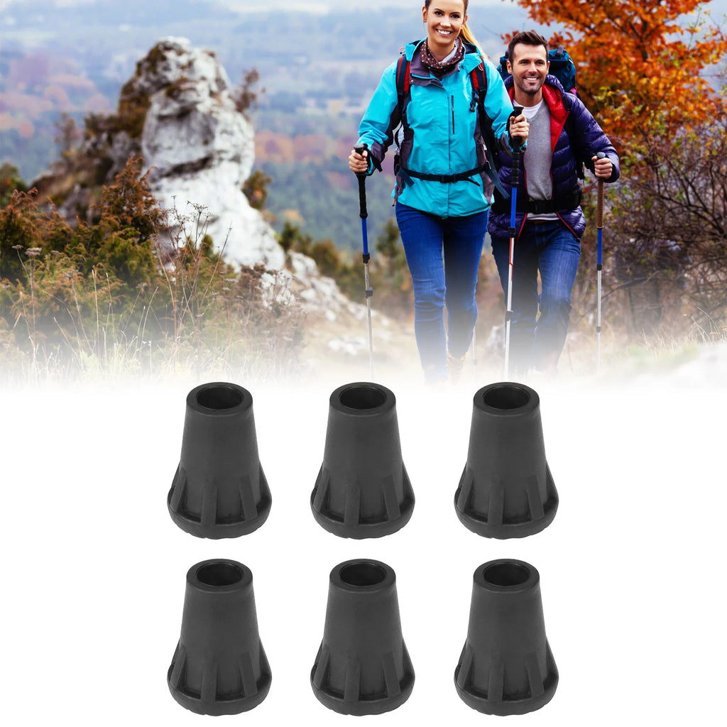 /set Replacement Outdoor Trekking Hiking Pole Tip End Walking Stick  Cover Protector Walking Stick Tip End Cane Protector