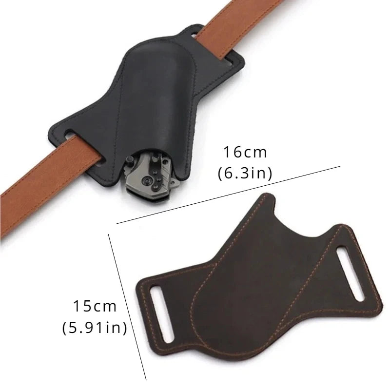 1pcs Plastic Anti-scratch Storage Sheath Folding Flick Knife Waist Belt Clip Holder Pocket Knives Pack Tools for Camping