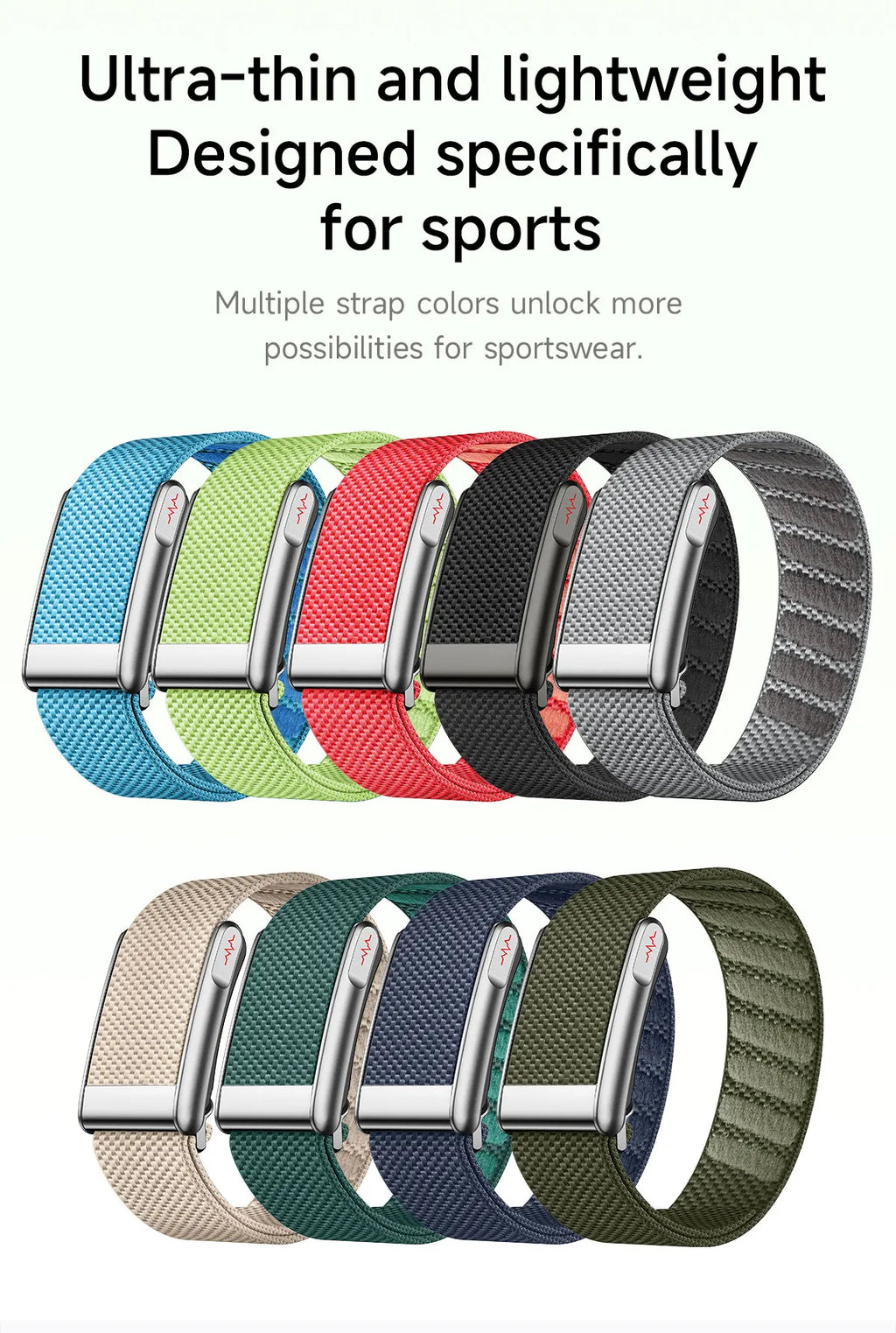 VWAR Loop Life Fitness Tracker ECG+PPG SpO2 Sport Smart Bracelet Heart Rate Blood Pressure Monitor Pedometer Smartwatch Band