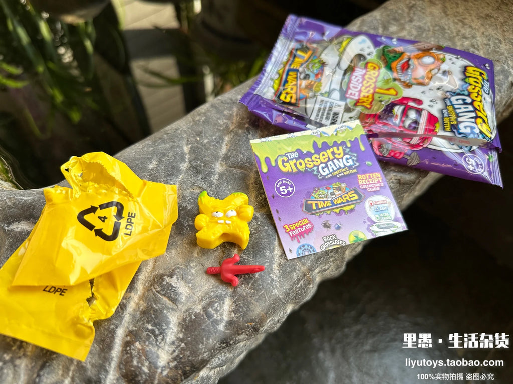 Genuine Capsule Toy Exported European American Grosserys Gangs Rubbish Bug Bin Series Figurines Collectible Box Broken Blind Box