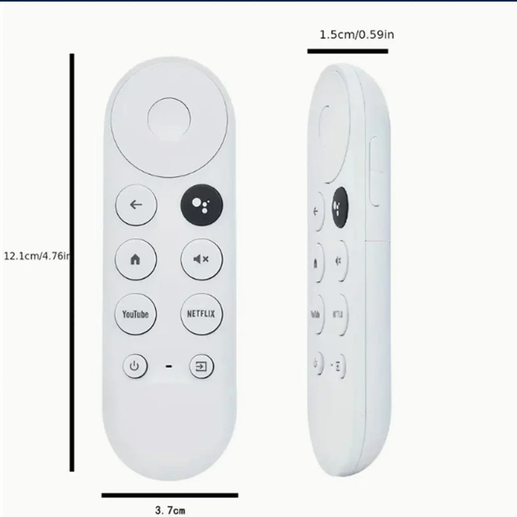 Google Chromecast Remote Control Replacement G9N9N Voice Streaming Media Player 4k Snow