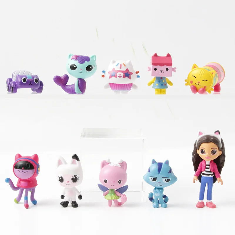 Gabby's Dollhouse Action Figure Toys Cute Doll Collection Cartoon Model