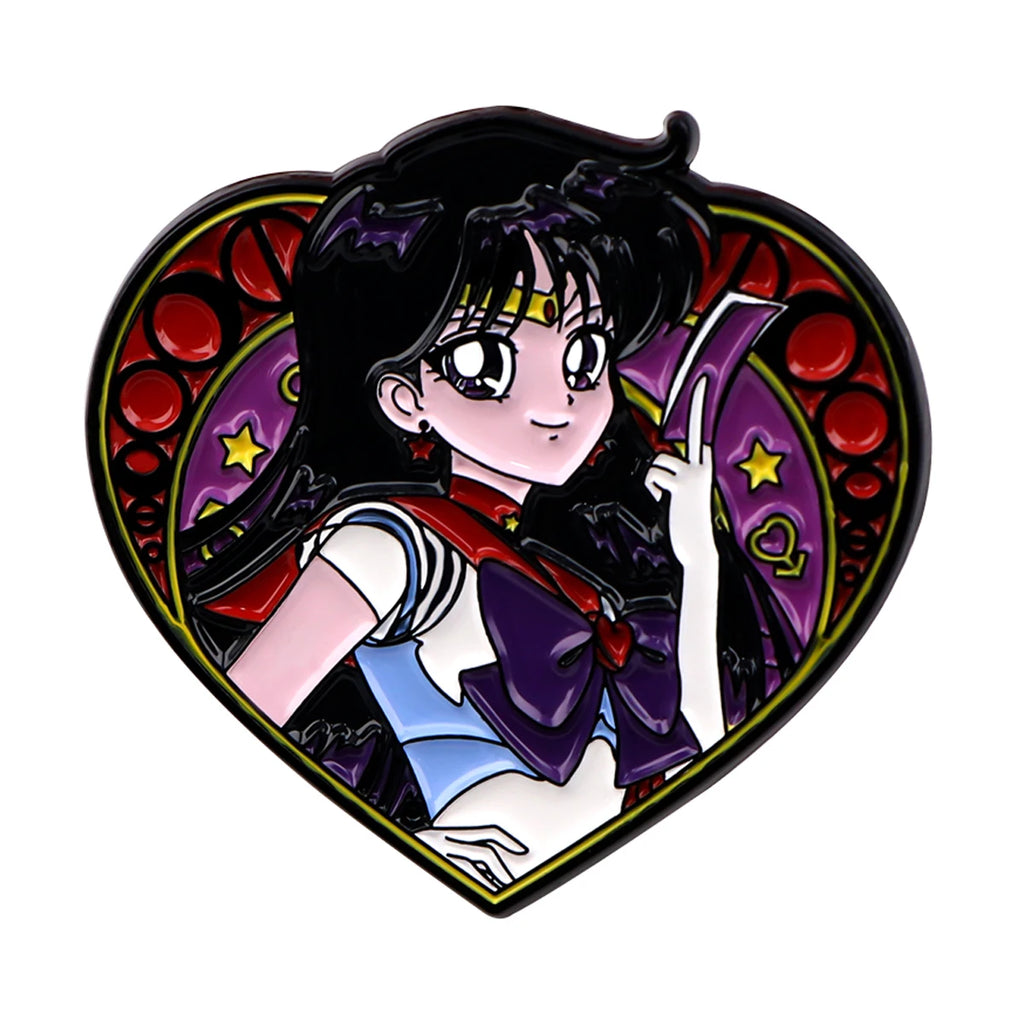 Manga Enamel Pin Anime Characters Badges on Backpack Brooches for Women Men Lapel Pins Cosplay Accessories Toys Gifts