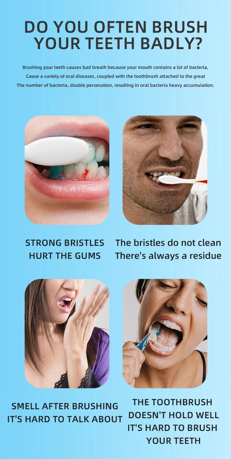 New 4Pcs Soft Bamboo Micro-Nano Toothbrushes, Extra Soft Toothbrush with 20000 Bristles Designed for Sensitive Gums Kids Adults