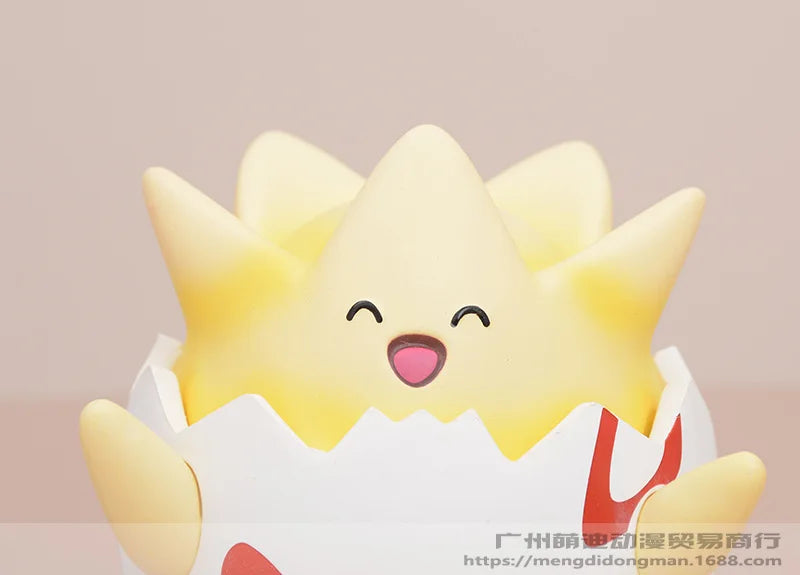 Mini Happy Togepi Kawaii Pokemon Anime Figure Car Desktop Ornament Cute Model Doll Boys And Girls Toys Surprise Gift Collectible