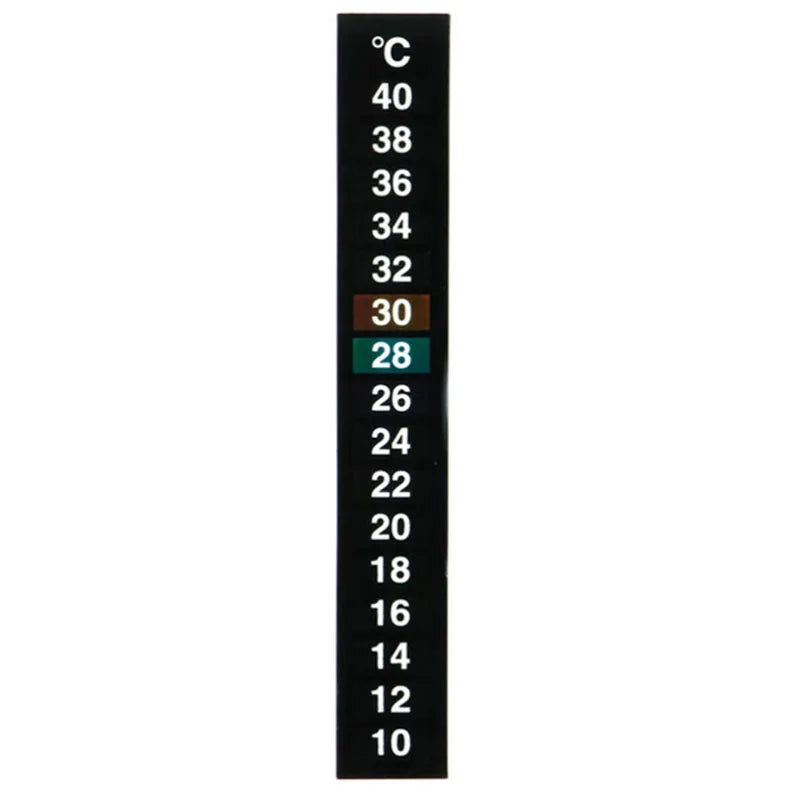1pc-Accurate and easy to read aquarium thermometer stickers - perfect for monitoring water temperature in fish tanks