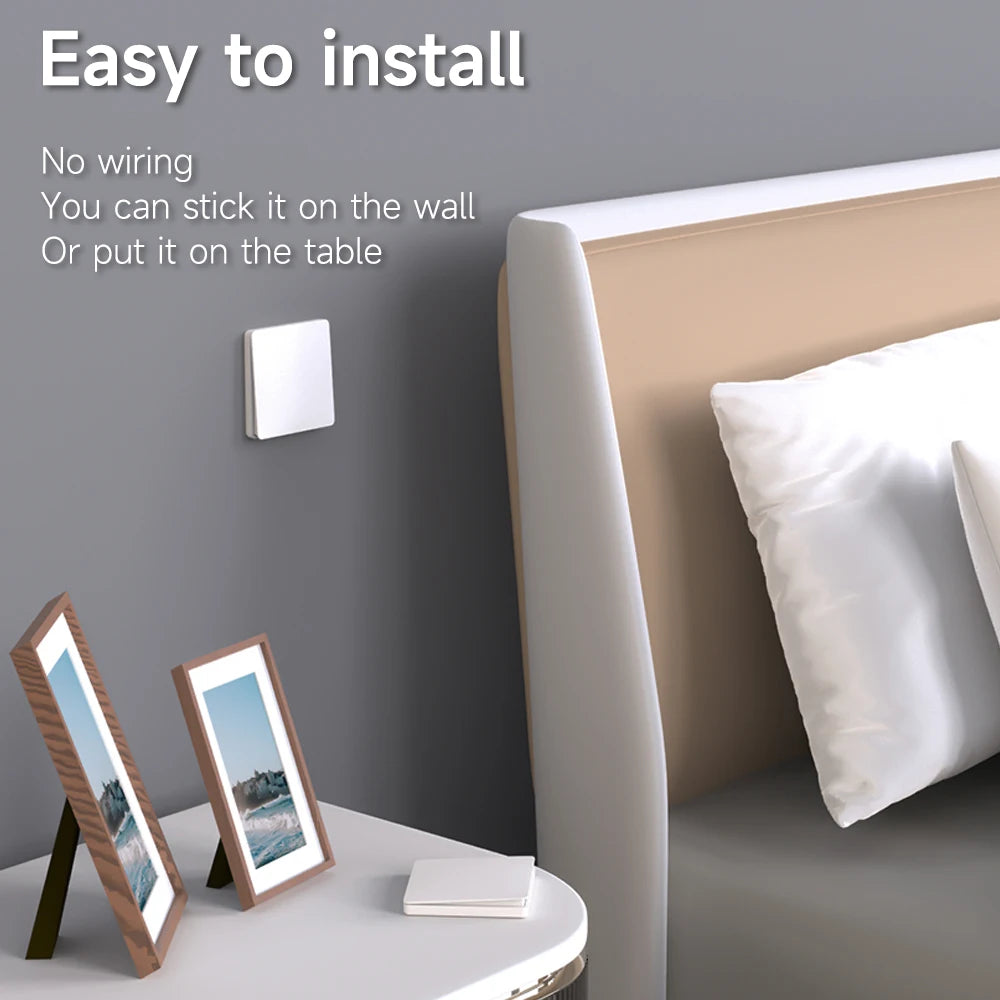 Lunzo RF 433 Self-generating Wireless switch  1 gang No Battery Required Self-Powered Waterproof Remote Control Light Swit