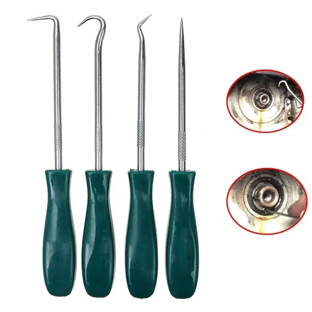 4Pcs Oil Seal Screwdrivers Set Car Auto Vehicle Pick Hooks For Garages General-Plumbers Mechanics Workshop Car Tools 135mm Amagi