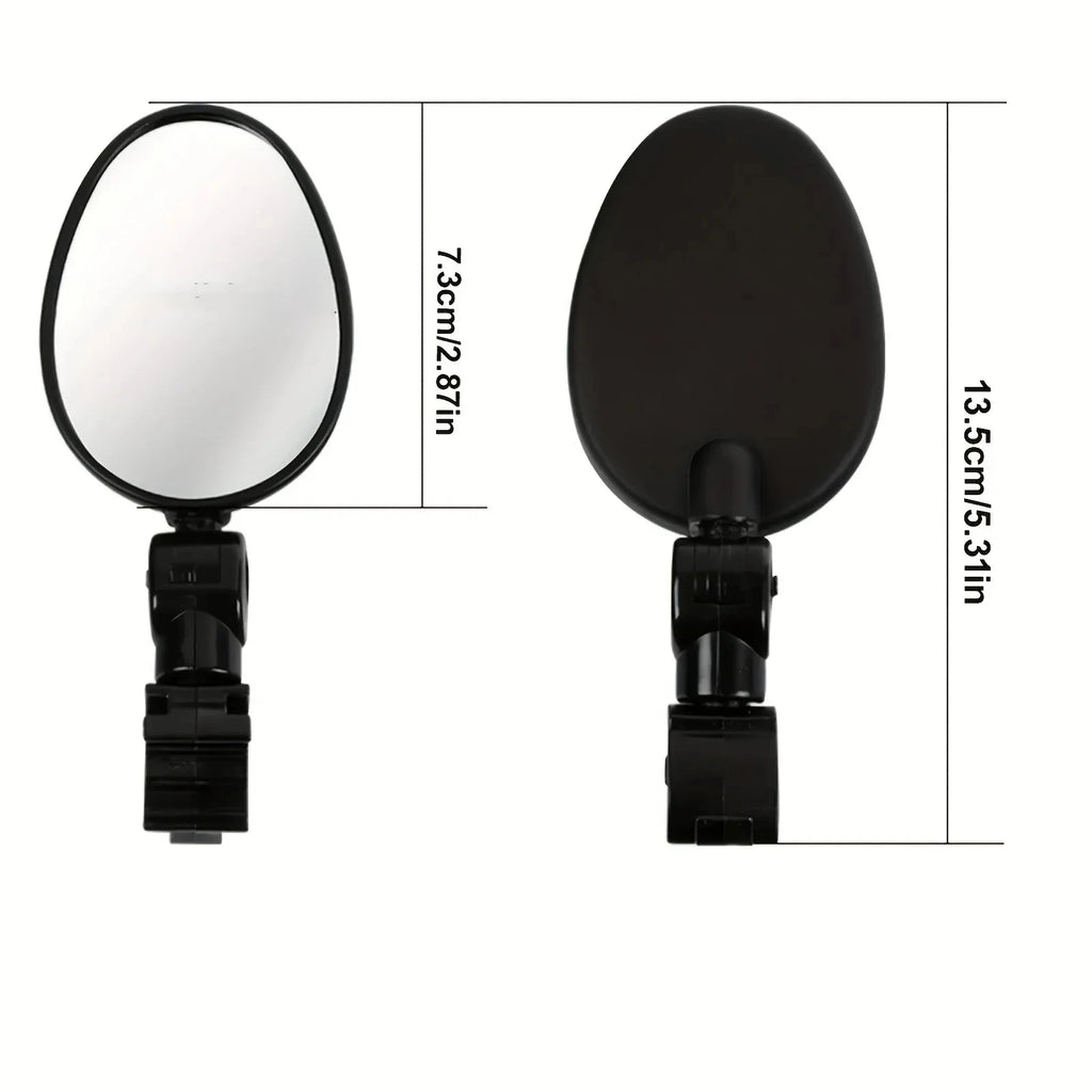Bike Mirror Cycling Rear View Mirrors 360 Degree Adjustable Rotatable Handlebar Mirror Wide-Angle MTB Road Bycicle Accessories