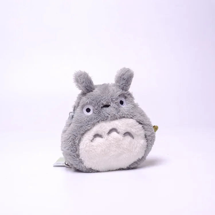 12cm Cartoon Totoro Plush Coin Purse Kawaii Japanese Toy Totoros Doll Cute Movie Character Children Birthday Gift