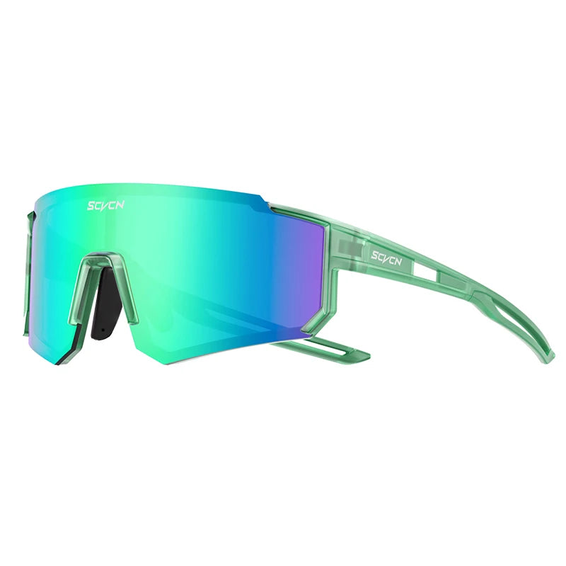 SCVCN Fashion Sunglasses for Men Sport Cycling Glasses Bike Bicycle Hiking Camping Golf UV400 Protection Glasses Women Baseball