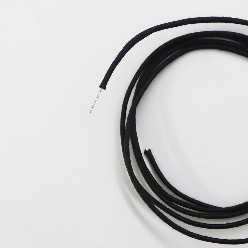 Cloth-covered Waxed Vintage-style Pushback Guitar Wire (white/black/yellow)Pushback Wire for Electric Guitar Upgrade,22 AWG wire