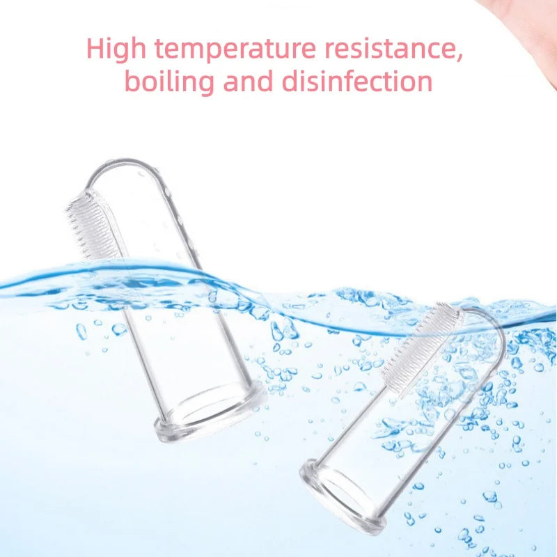 Ultra Soft Silicone Finger Toothbrush for Dog Cats Remove Plaque Tartar Puppy Kitten Teeth Cleaning Dental Care Oral Hygiene Pet
