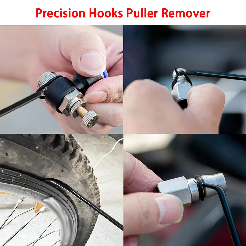 10/4Pcs Precision Pick and Hook Set, Car Auto Oil Seal/O-Ring Seal Gasket Pick Mini Precision Hooks Professional Puller Remover