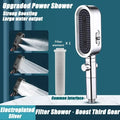 New High Pressure Shower Head 3 Modes Adjustable Spray with Massage Brush Filter Rain Shower Faucet Hose Bathroom Accessorie Set