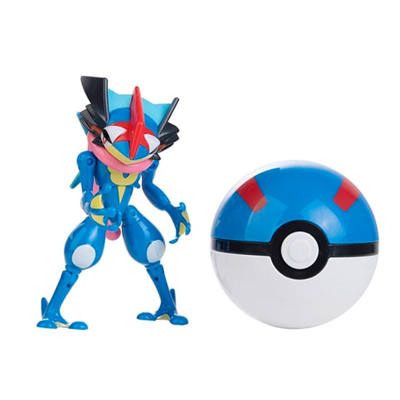About Pokemon Anime Figure Charizard Pikachu Gyarados  Pocket Monster Figure Pokeball Action Deformation Toy Model Gift