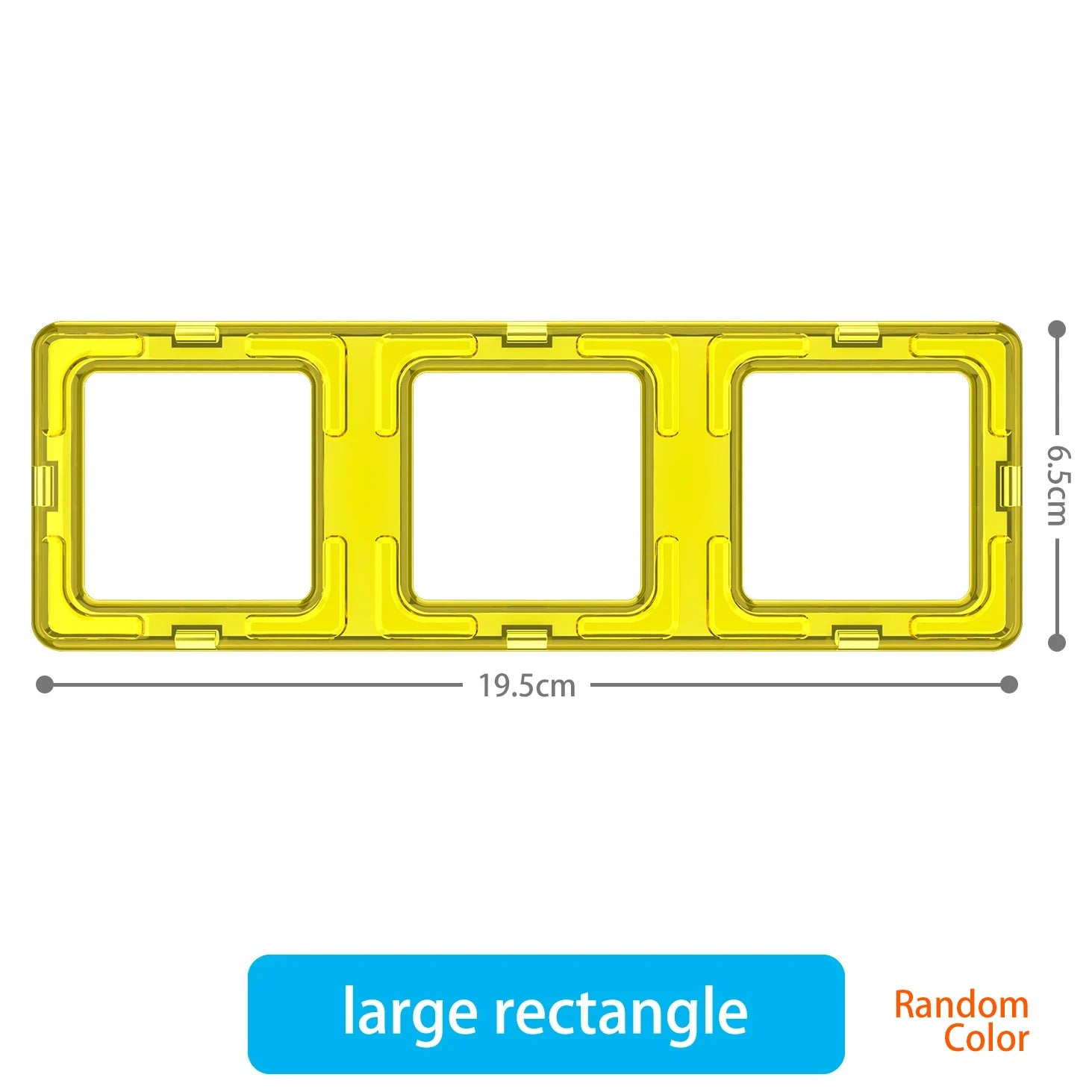 large Magnetic tiles Designer Magnet Building Blocks Accessories Educational Constructor Toys For Children Kids Girls Set Gift