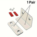 1pair Magnetic Door Catch Latch-Invisible Strong Adhesion, Drill-Free Mount, Seamless Release- Ideal for Cabinets, Sliding Doors