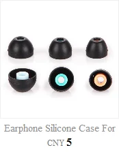Earphones Silicone Case For BOSE IE2 QC30 Soundsport Covers Earbuds In-Ear Ear Pads Caps Eartips Earplugs Cushion 3pairs