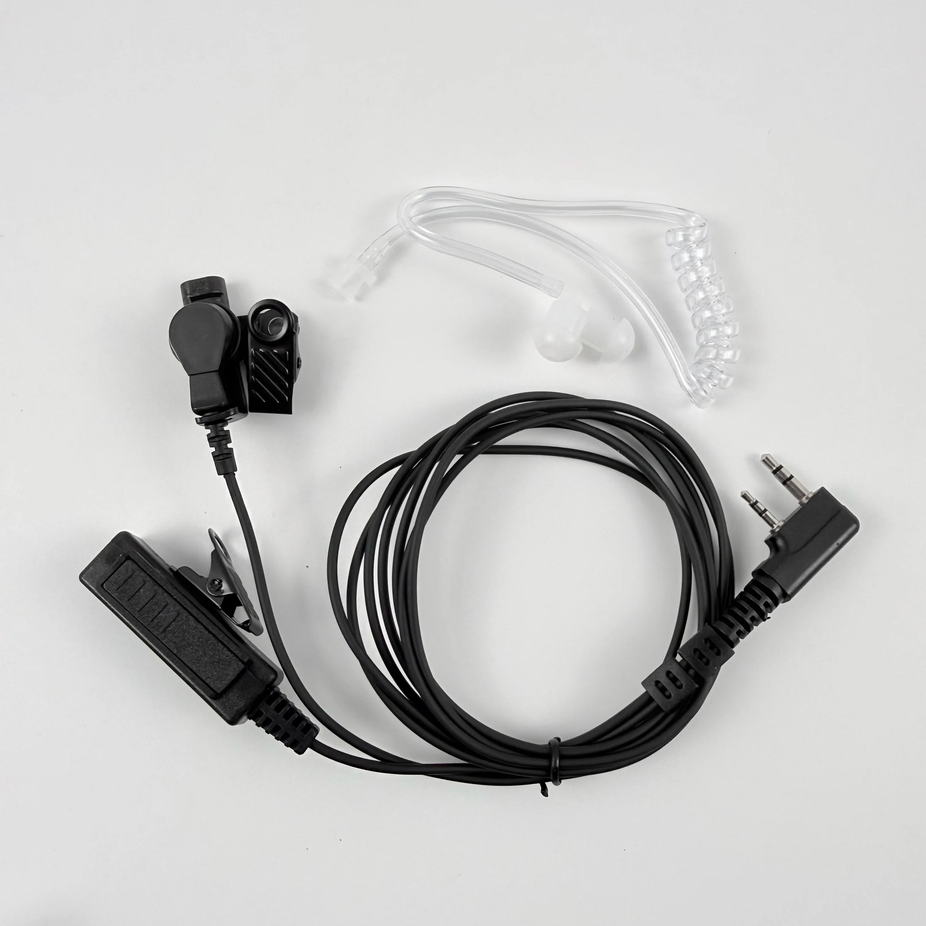 Air Tube Earpiece Headset PTT Mic Earphone for   Quansheng UV-K5 K6 Baofeng UV-5R BF-888S UV-5RH 21 17 PRO HAM Radio