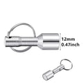 Super Strong Magnetic Pocket Metal Magnet Check Car Keys Keychain Split Ring Keyring Hanging Holder Hooks Portable Outdoor Tools