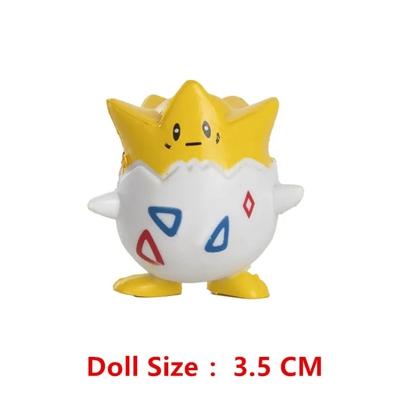 New Pokemon 4-13Cm Cartoons Movie Anime Figure Pikachu Lucario Mewtwo Flying Dragon Pet  Action Figures Model Toy Birthday Gifts