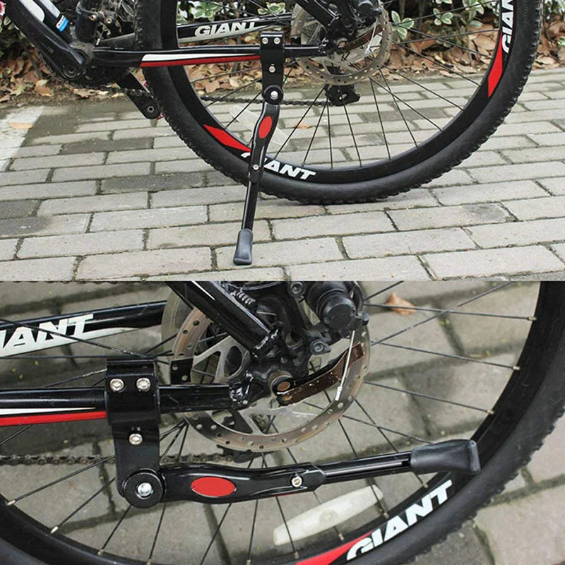 MTB Road Bicycle Kick Stand Aluminum Kickstand 24/26/27.5/29/700C Adjustable Mountain Bike Support Side Rear Parkingrack