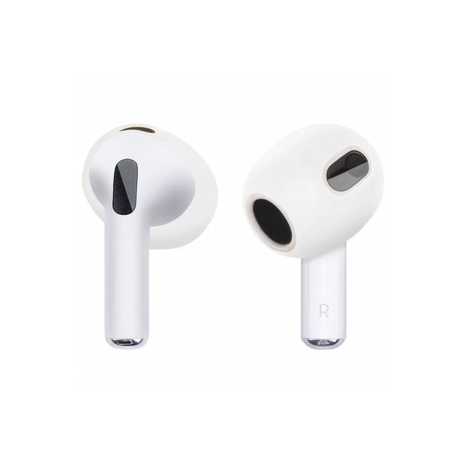3 Pair Silicone Eartips For Apple AirPods 4 Replacement Ultra Thin Rubber Earbuds Ear Tips For Airpod 4 Anti-Slip Earphone Cover