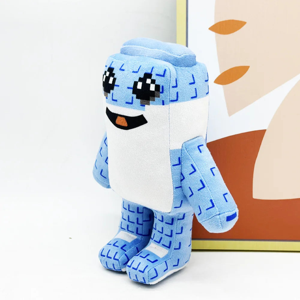 NEW Steal A Brainrot Esok Sekolah Plush Hot Game Peripheral Plushie Cute Cartoon No. 9 House Stuffed Doll Toy Gamer Fans Gift