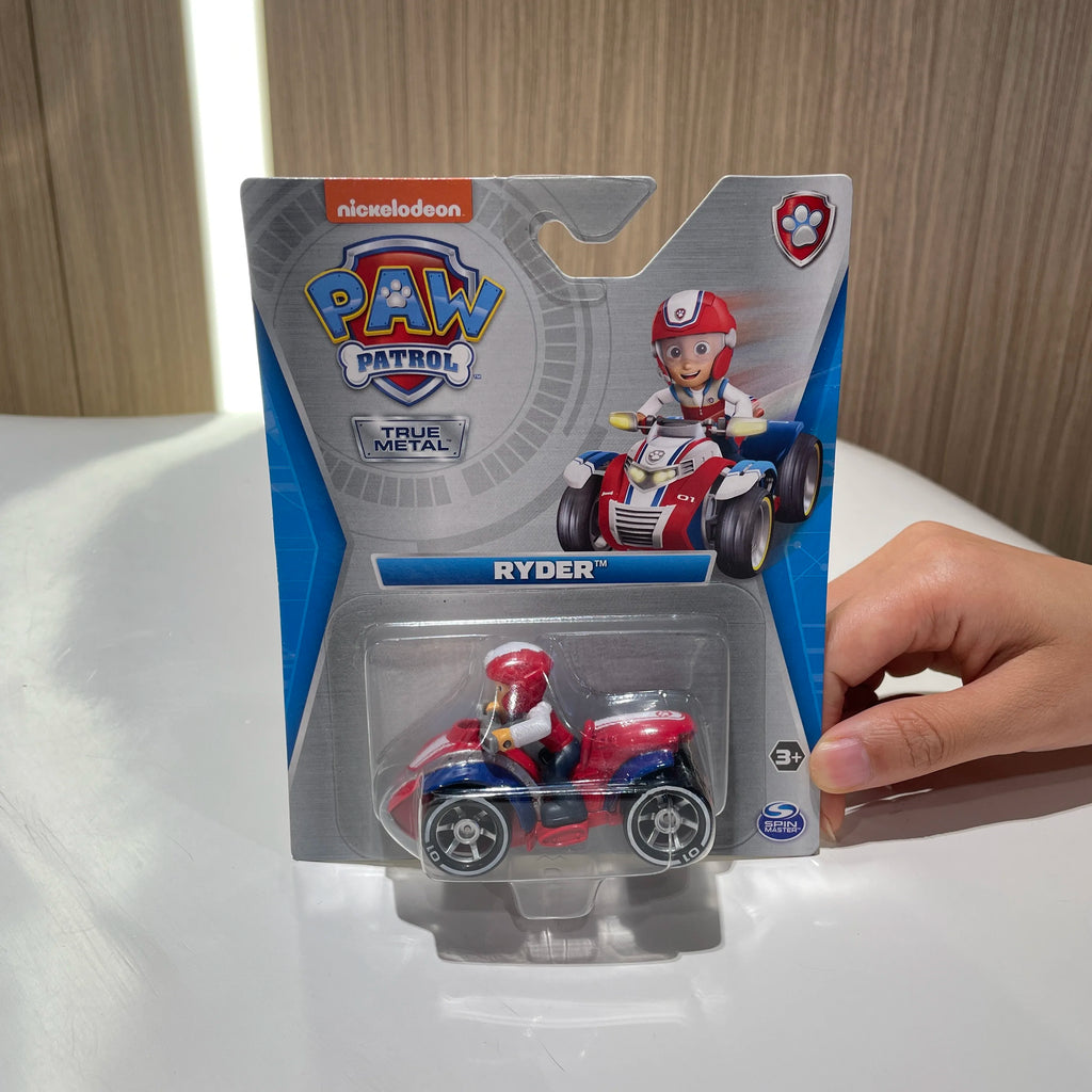 Original Box PAW Patrol Ryder True Metal Rescue Collectible Diecast Figure 1:55 Scale Birthday Christmas Gift Action Figure Toy