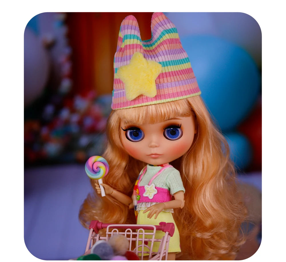ICY DBS Blyth Doll Tan Skin Matte Face With Eyebrows Special Price 1/6 BJD JOINT body Neo Christmas Gift Anime