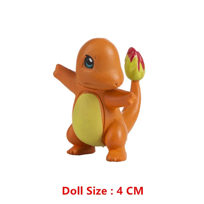 New Pokemon 4-13Cm Cartoons Movie Anime Figure Pikachu Lucario Mewtwo Flying Dragon Pet  Action Figures Model Toy Birthday Gifts