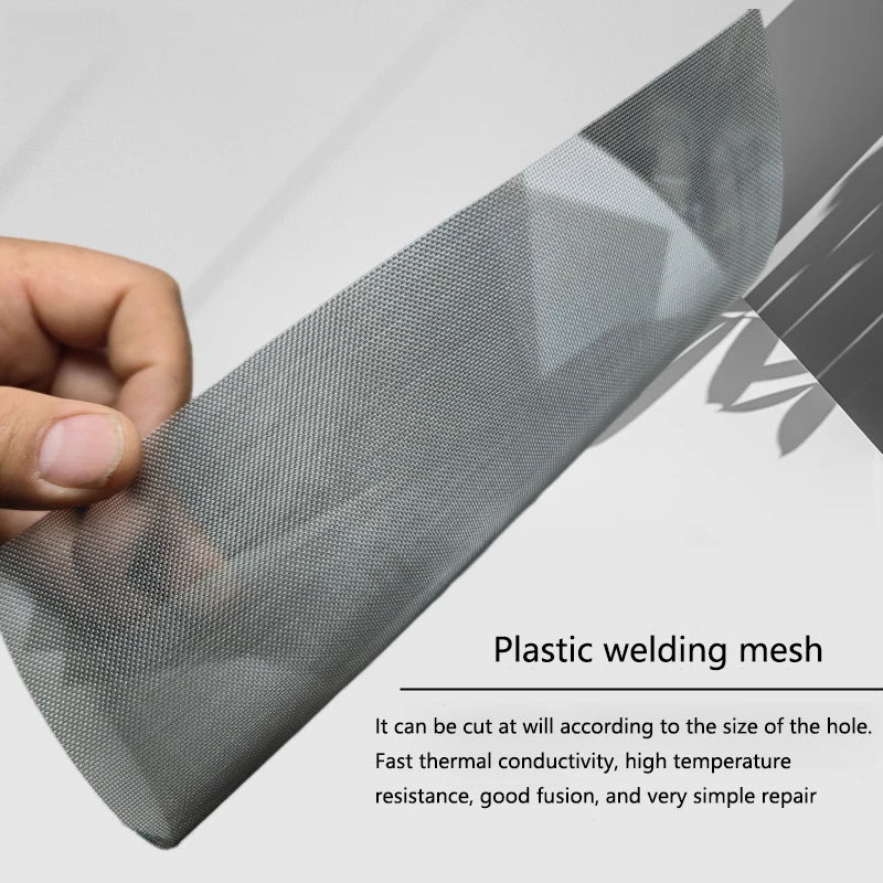 Plastic Repair Mesh Stainless Steel Welding Wire Repair Plastic Hole Crack Repair Car Bumper Mesh Heat Resistant Auto Parts