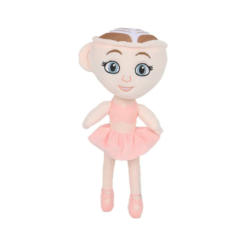 New Italian Brainrot Plush Ballerina Cappuccino Doll Funny Cartoon Alerina Capucciu Soft Stuffed Animal Toy Kids Birthday Gifts